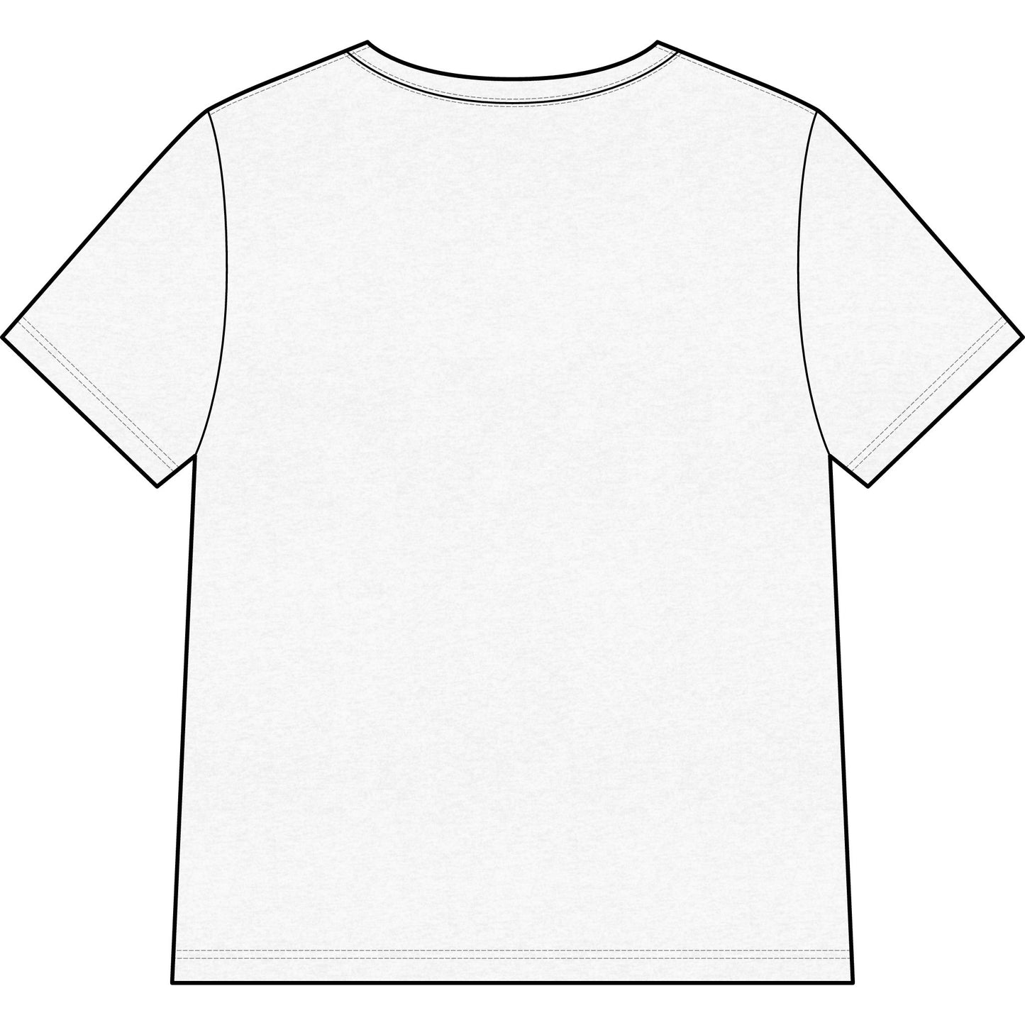 Women’s V-Neck Tee – Black Logo