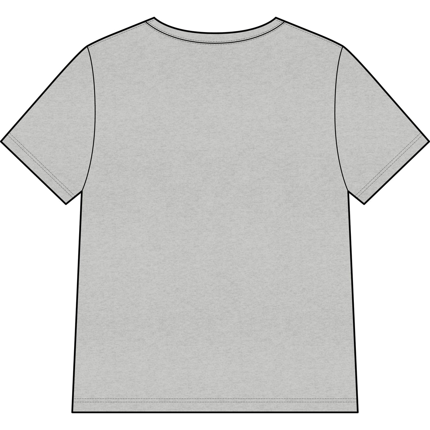 Women’s V-Neck Tee – Black Logo